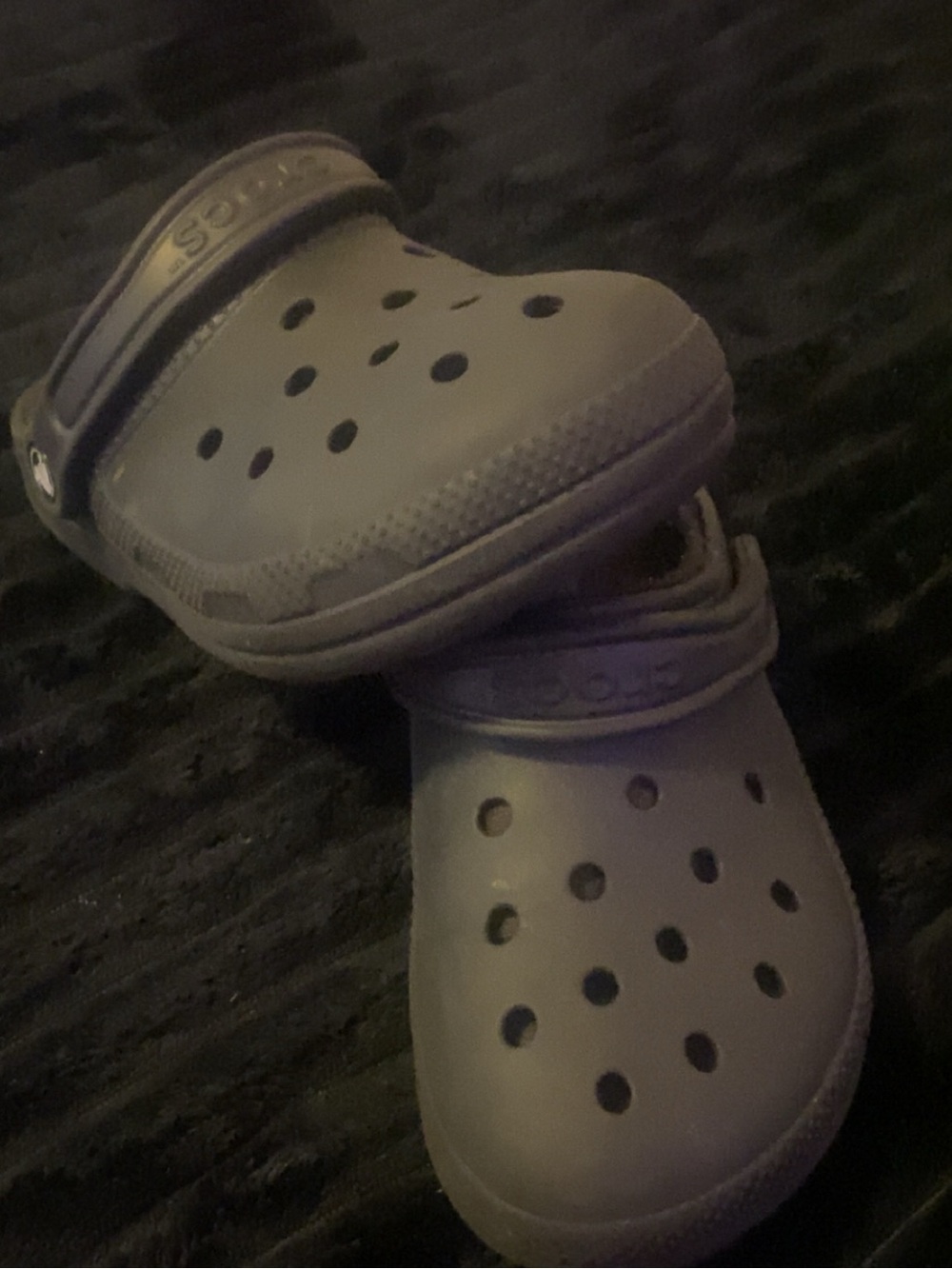 CROCS women Classic Clog - black with fur